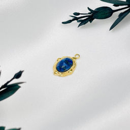 Подвеска с камнем Лазурит (1 шт)