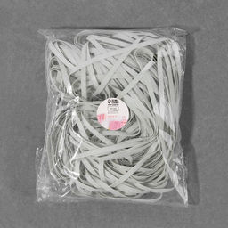 Резинка латексная гладкая, 5 мм, 50 м, белая