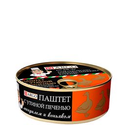 Паштет с утиной печенью миндалем и коньяком Pate dello chef , 250г