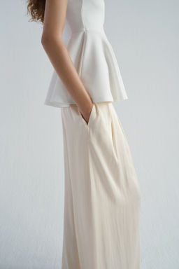 Pantal?n amplio de sat?n - H&m фото 4