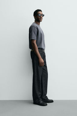CAMISETA HEAVYWEIGHT MANGA CORTA ORIGINS / Gris antracita - Zara фото 4