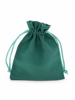 Цена за 50 шт. Мешочек подарочный «Хлопок», 10×12 см, тиффани