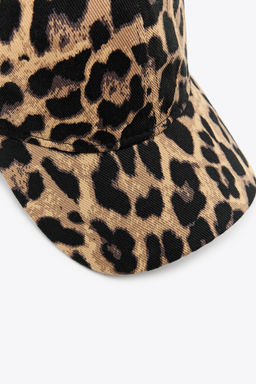 ANIMAL PRINT TWILL CAP
