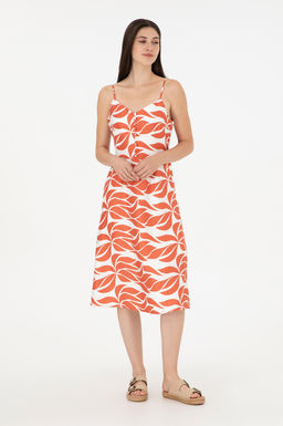 Женское пудровое платье из тканого материала Неожиданная скидка в корзине - U.s. polo assn фото 3