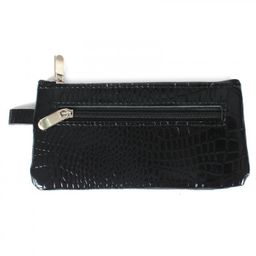 Футляр для ключей Croco-кл-500 (на молнии) натуральная кожа черный крокодил (200) 205877  фото 2