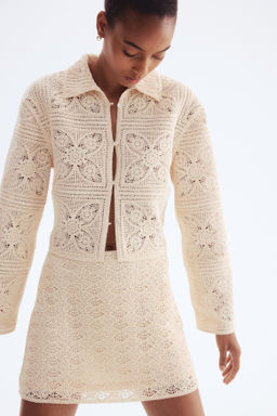 Minifalda efecto crochet - H&m фото 4