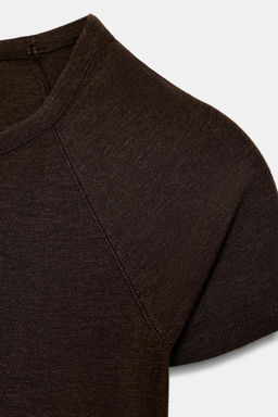 RAGLAN SHORT SLEEVE T-SHIRT - Zara фото 16