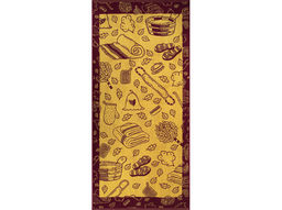 Полотенце махровое 6с102.411ж1 Атрибуты бани(кр.дерево1) 67х150см