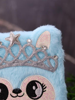 Блокнот плюшевый Princess cat, mix, 21х14,5 см, плотность 80 гр.