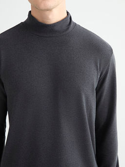 Dik Yaka Erkek Sweatshirt