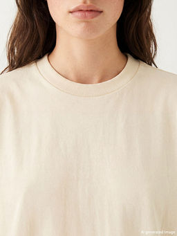 Bisiklet Yaka Kad?n Ti??rt