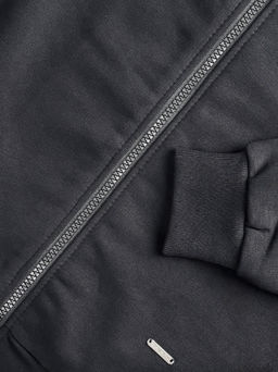 Джемпер на молнии с боковыми карманами 22-7015 черный - Mini maxi фото 5