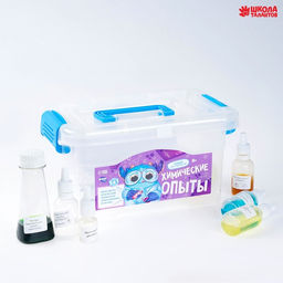 Набор для творчества в сундучке. Химические опыты 5 в 1