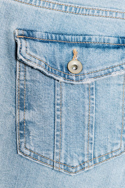 JEANS TRF BOOTCUT TIRO BAJO / Azul claro - Zara фото 10