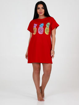 Т-35 ТУНИКА ЖЕНСКАЯ (Красный) - А-дина фото 2