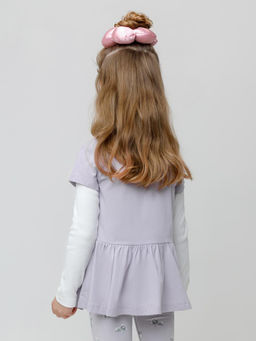 КР 302881/сиреневый 3710 к647 блузка (туника) для дев - Crockid фото 3