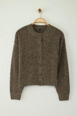 Wardrobe Essentials Vizon Alpaka Yunu Kar?s?ml? Genis Kal?p Triko H?rka | TWOAW26HI00089