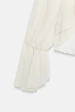 TOP SEMITRANSPARENTE VOLANTES / Crudo - Zara фото 9