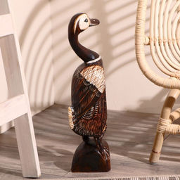 Сувенир «Утка с утёнком», 52×9×17 см, дерево