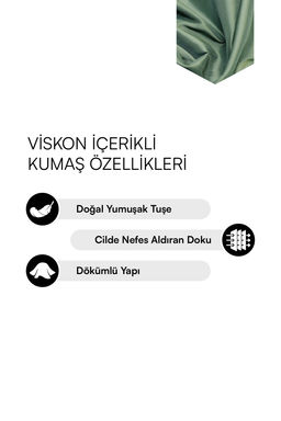 Lacivert More Sustainable _i_ekli Viskon Dokuma Pijama Tak_m_ THMSS26PT00213 - Trendyolmilla фото 5