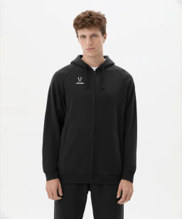 Худи JOGEL ESSENTIAL Club reglan Cotton Zip Hoodie 99, черный  фото 6