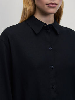 Рубашка оверсайз изо льна / Zarina  фото 6