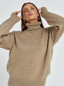 JETTY Джемпер вязаный свитер с горлом  фото 4