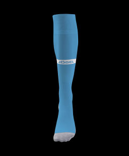 Гетры футбольные JOGEL CAMP ADVANCED SOCKS, голубой/белый