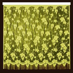 22С14-Г10 рис 2093 Занавеска 250*250 цвет лимон