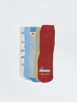 Desenli Erkek Bebek Soket ?orap 5li