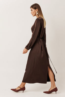 Платье KOKOdea 70012 шоколад фото 6