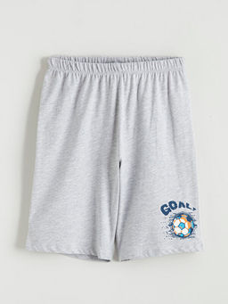 Bask?l? Erkek ?ocuk Pijama ?ort 2li