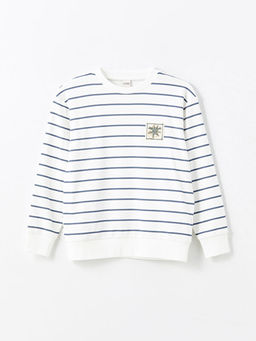 Bisiklet Yaka Erkek ?ocuk Sweatshirt