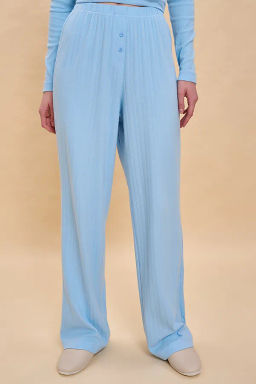 PELICAN, брюки женские, Голубой  фото 3
