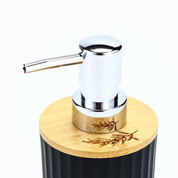 Дозатор для жидкого мыла, черный, 350 мл