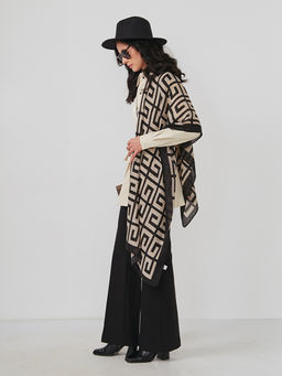 Большой, мягкий, тонкий и очень нежный двусторонний палантин - Tantino фото 4