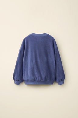 SUDADERA TOALLA CREATED BY CARAMEL LONDON X ZARA / Azul  фото 2