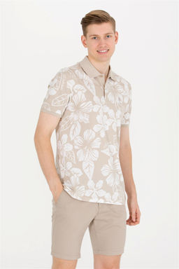 U. S. Polo Assn Мужская футболка с воротником-поло Stone - U.s. polo assn фото 11