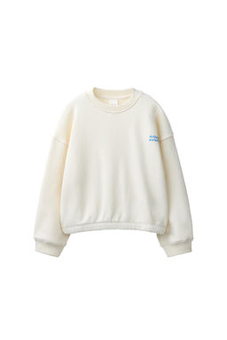 CONJUNTO SUDADERA Y BERMUDA TEXTO / Crudo - Zara фото 11