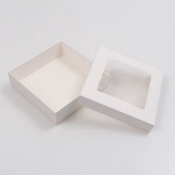 Цена за 5 шт. Коробка складная, крышка-дно,с окном, белая, 30 х 30 х 8 см - UPAK LAND фото 3