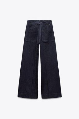 ZW COLLECTION WIDE-LEG HIGH-WAIST JEANS - Zara фото 56