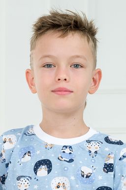 Пижама подростковая из футболки и брюк из кулирки Кошки - Амадэль фото 3