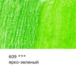 VISTA-ARTISTA Gallery VGWP Карандаш акварельный художественный заточенный 6 шт. 609 Ярко-зеленый (Bright green)