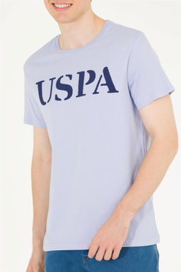 Мужская синяя футболка с круглым вырезом Basic - U.s. polo assn фото 11
