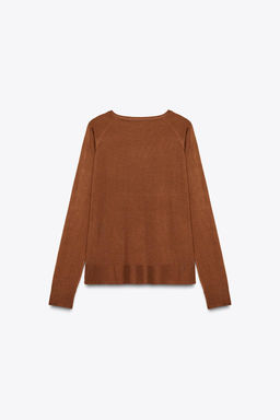 FINE KNIT SWEATER - Zara фото 13