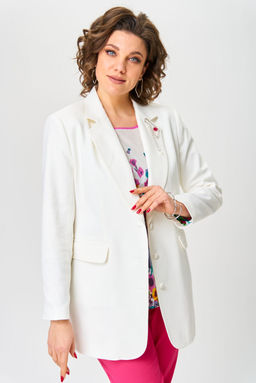 Жакет ANDINA CITY 4012-25 белый фото 3