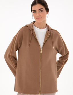 Кардиган Pierre Cardin коричневый Comfort Fit