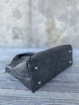 Женская сумка из эко кожи 0025 Серый - Sergio valentini фото 4