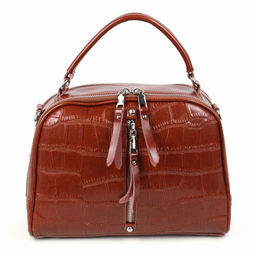 Женская кожаная сумка через плечо под крокодила 0171-90 - Cidirro фото 2