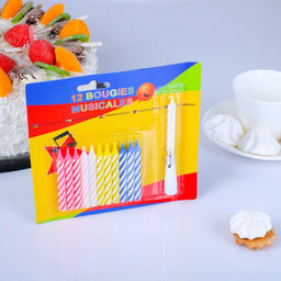 Свеча для торта (набор 12 свечей +1 музыкальная) - Simaland фото 5